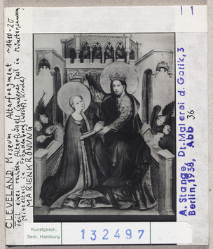 Vorschaubild Cleveland, Museum: Altarfragment mit Marienkrönung 
